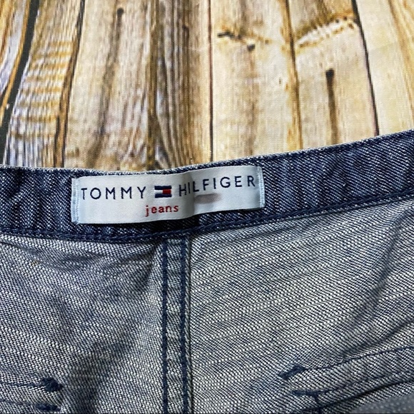 Tommy Hilfiger Blue Denim Jean 4” Inseam Cotton Shorts - Picture 4 of 4